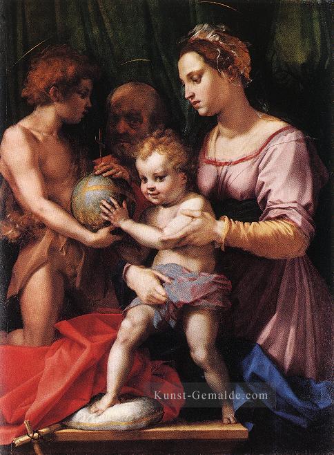 Heilige Familie Borgherini Renaissance Manierismus Andrea del Sarto Ölgemälde